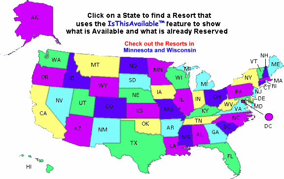 Click a State and find What is Available